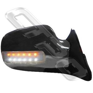 8192016-92PG  - DOOR MIRROR - R/H - ELECTRIC - CHROME - W/LED - TO SUIT TOYOTA HIACE 1990-