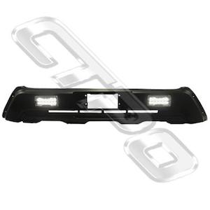Toyota Hiace 2004 14: 8194190-31PG - FRONT PLASTIC NUDGE BAR - WITH FOG LAMPS - TO SUIT TOYOTA HIACE 2014-  F/LIFT LATE  NARROW