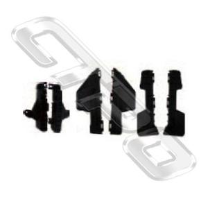 Toyota Highlander Kluger 2000: 8137195-60 - REAR BUMPER - BRACKET - SET - 6PCS - TO SUIT TOYOTA HIGHLANDER/KLUGER 2008-2010