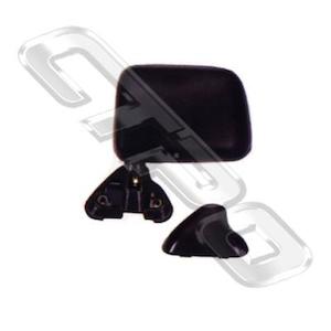 8125016-2  - DOOR MIRROR - R/H - BLACK - DOOR MOUNT - TO SUIT TOYOTA HILUX 2WD/4WD 1989-