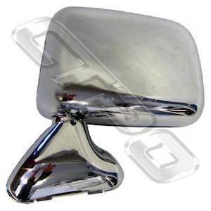 Toyota Hilux 1989: 8125016-21  - DOOR MIRROR - L/H - CHROME - DOOR MOUNT - TO SUIT TOYOTA HILUX 2WD/4WD 1989-