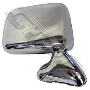 Toyota Hilux 1989: 8125016-22  - DOOR MIRROR - R/H - CHROME - DOOR MOUNT - TO SUIT TOYOTA HILUX 2WD/4WD 1989-