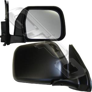 Toyota Hilux 1999 2004: 8127016-54G  - MIRROR - CNR MOUNTED - MANUAL - R/H - BLK - TO SUIT TOYOTA HILUX 2WD 1999-01