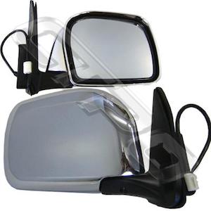 Toyota Hilux 1999 2004: 8127016-56G  - MIRROR - CNR MOUNTED - ELECT - R/H - CHR - TO SUIT TOYOTA HILUX 4WD 1999-01