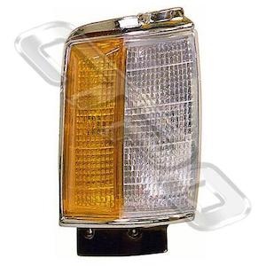 Toyota Hilux Rn Ln 1978 95: 8123097-4  - CORNER LAMP - R/H - CHRM SURROUND - TO SUIT TOYOTA HILUX 2WD/4WD 1984-86