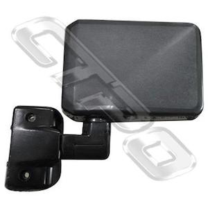 Toyota Landcruiser Fjs 1975 2007: 8131016-14  - DOOR MIRROR - R/H - BLACK - TO SUIT TOYOTA LANDCRUISER FJ70/75