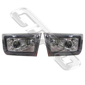Toyota Prado J95 1996: 8136094-50PG - FOG LAMP SET - L&R - LED - TO SUIT TOYOTA PRADO J95 1996-