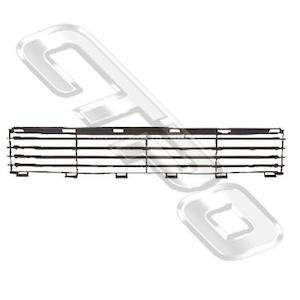 Toyota Prius 2003 09: 8117190-01 - FRONT BUMPER GRILLE - MAT/BLACK - TO SUIT TOYOTA PRIUS - NHW20 - 2003-