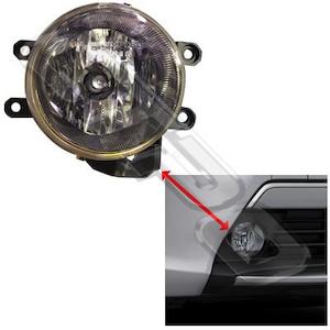 Toyota Prius 2003 09: 8117294-62  - FOG LAMP - R/H - ROUND - TO SUIT TOYOTA PRIUS 2012- F/LIFT