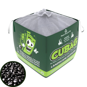 Alpstone Black Tusk Pebble 20-30mm 1 Ton Bulk Bag