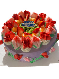 Customized Cakes 1: Colourful Longevity Peach Cake 五彩小壽桃蛋糕