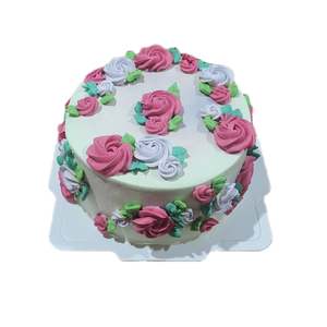 Customized Cakes 1: Rose Garden Cake 玫瑰园蛋糕