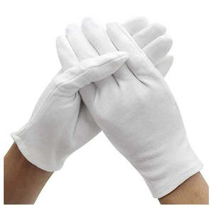 White Cotton Gloves