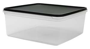 Cake storers: Cake storers 10L - 318 x 318 x 138mm - 11 square inch