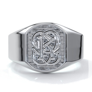 Custom made signet ring
