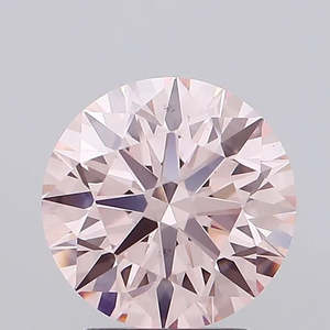 Nivoda Diamonds: 2.57ct Round Lab Grown Diamond (Colour Fancy Intense Pink, Clarity VVS2, Cut ID, IGI Certified)