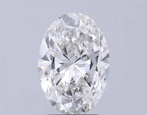 3.00ct Oval Lab Grown Diamond (Colour Fancy Vivid Green, Clarity VVS2, IGI Certified)