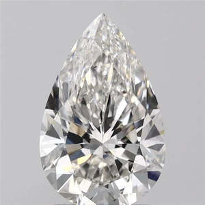 2.06ct Pear Lab Grown Diamond (Colour G, Clarity VS2, IGI Certified)