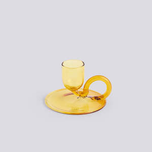 brand-hay: Tiny Candleholder-Curved-Yellow