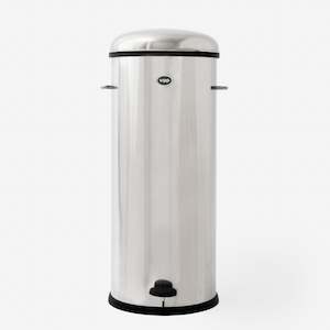 bathroom: Vipp17 Pedal Bin 30L Stainless Steel