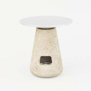 Umbo Oil Burner Travertine