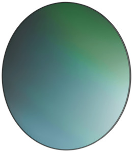 Mirror Round Green