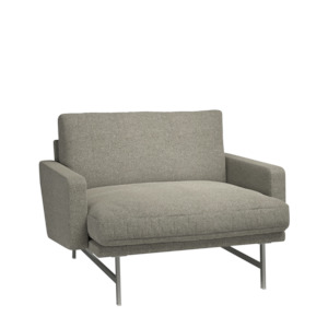 Lissoni Lounge Chair - 90cm Powdercoated