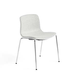 Chairs: About A Chair AAC16 - Front Upholstery Chrome Eco