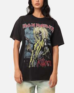 Iron Maiden: Iron Maiden Killers Green T-Shirt Black Vintage