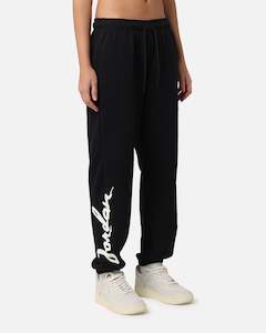 Jordan Bottoms Trackpant: Jordan Women's Brooklyn Fleece Trackpants Black/Sail