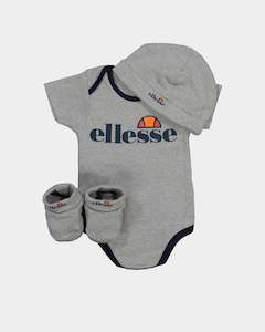 Baby Toddlers Tops Ages 0 2: Ellesse Infants' Alito 3 Piece Set Grey Marle