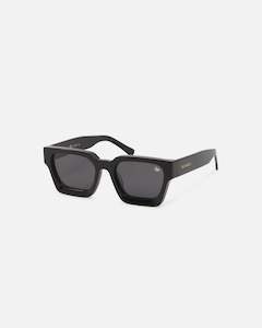 Accessories Sunnies: Belvoir & Co Larsson Sunglasses Black/Gold