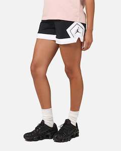 Jordan Bottoms Basketball Shorts: Jordan Women's 4" Diamond Shorts Black/White/White