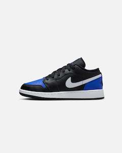 All Kids: Jordan Kids' Air Jordan 1 Low (GS) Black/White-Game Royal