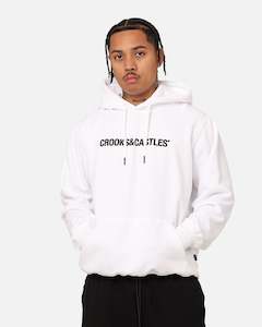 Mens Crooks And Castles: Crooks & Castles Deep Kern Hoodie White