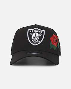 New Era Las Vegas Raiders 'Rose Emblem' 9FORTY A-Frame Snapback Black