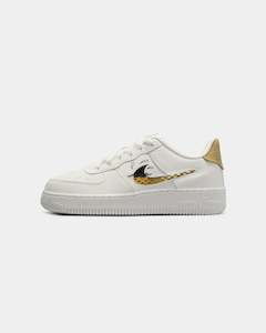 Younger Kids Footwear Ages 2 7: Nike Kids' Air Force 1 LV8 (GS) Sail/Sanded Gold
