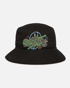 Mens New Era Headwear Bucket Hats: New Era Rugby League '2025 NRL Vegas Round' Bucket Hat Black