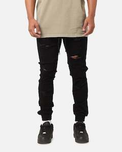 Mens Saint Morta Bottoms Jogger: Saint Morta Riot Joggers Black