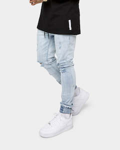 Mens Saint Morta Bottoms Jogger: Saint Morta Slasher Jogger Light Blue
