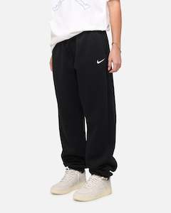 Nike Bottoms Trackpant: Nike Women's Sportswear Phoenix Fleece High-Waisted Oversized Sweatpants Black/Sail