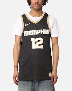 Nba Jersey: Nike Ja Morant Memphis Grizzlies Dri-FIT 2024 Select Series Jersey Black/Gold