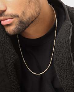 House Of Auric 2.5mm Rope Chain 18K Gold Vermeil