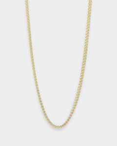 House Of Auric Chains: House Of Auric Franco 2.2mm 24" Chain 18k Gold Vermeil