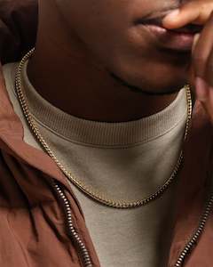 House Of Auric Franco 2.8mm 20" Chain 18k Gold Vermeil