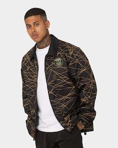 Jordan Tops Jacket: Jordan X Paris Saint-Germain Anthem Jacket Black/Tour Yellow