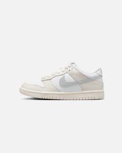 Nike Kids' Dunk Low (GS) White/Silver