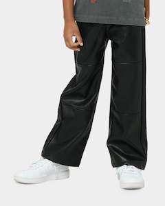 Older Kids Bottoms Ages 8 16: EN ES KIDS Kids' Cutting Edge PU Pants Black