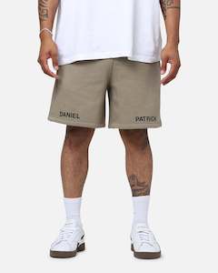 Mens Back Catalogue Bottoms: Daniel Patrick Surplus Logo Sweat Shorts Washed Olive