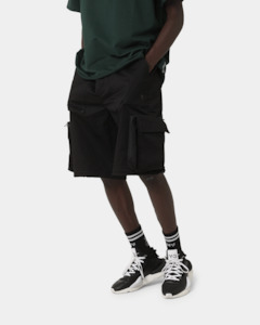 Mens The Anti Order Bottoms Jogger: The Anti Order A100 Super Baggy Cargo Pants Black